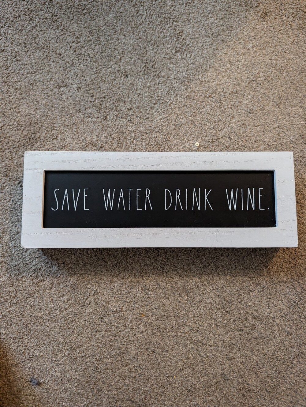 Rae Dunn "Save Water Drink Wine" Wall Sign
